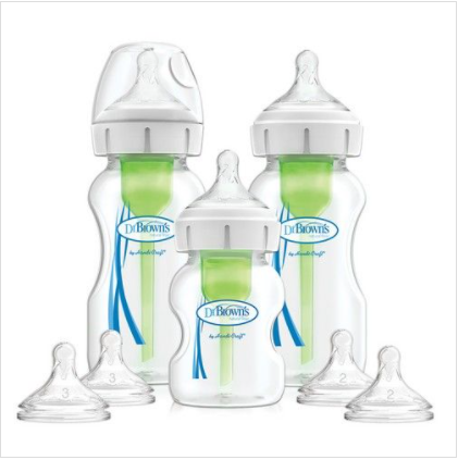 Dr. Brown’s PP Wide-Neck “Options+” Bottle Starter Kit (2X270&1X150)