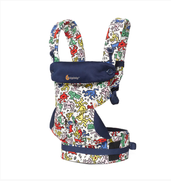 [10 year local warranty] Ergobaby 360 4-Position Baby Carrier - Keith Haring Pop (LIMITED EDITION)