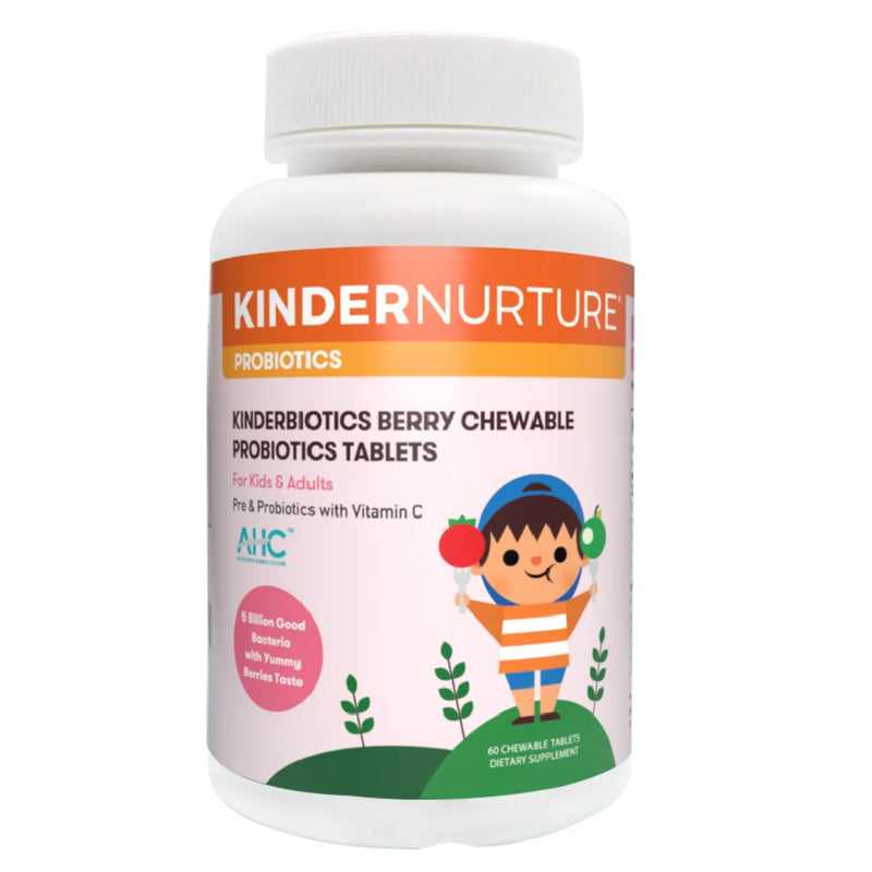 KinderNurture KinderBiotics Berries Chewable Tablet, 60 Tabs Exp-09/25