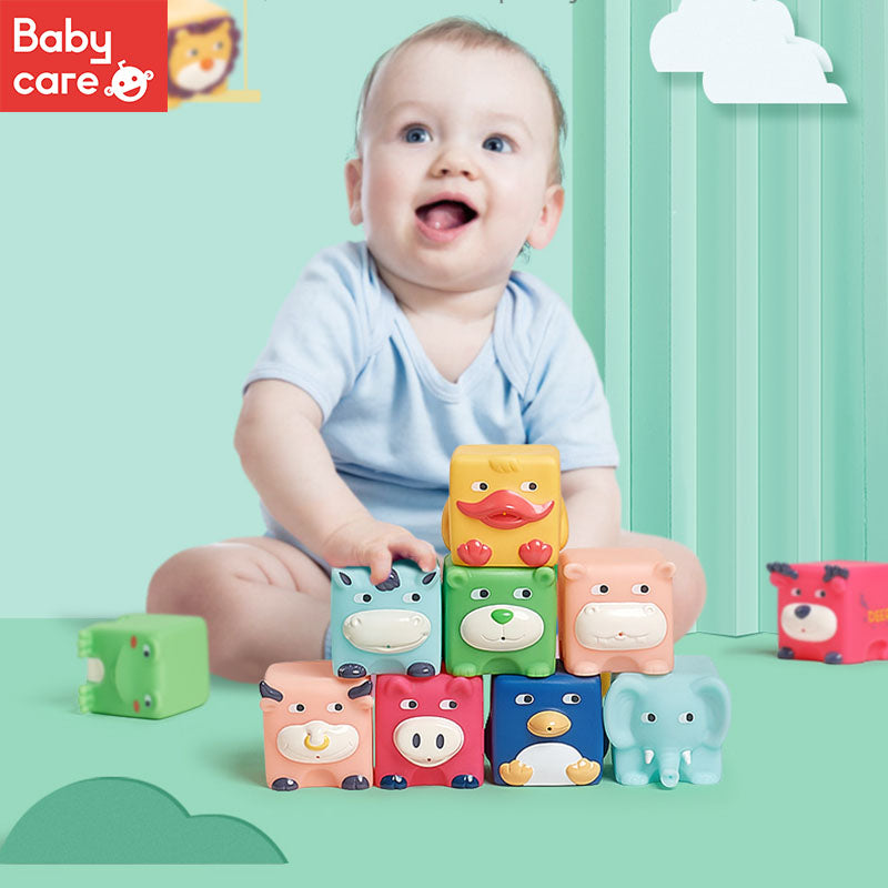 Babycare Animal Squeeze & Stack Block - 2 Styles