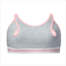 Bravado Designs Clip and Pump Hands-Free Nursing Bra Accessory Sustainable - Dove Heather With Dusted Peony