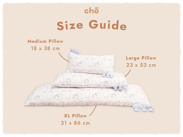 Cho Snuggy Buddy Pillow Maru Bear: 3 Sizes