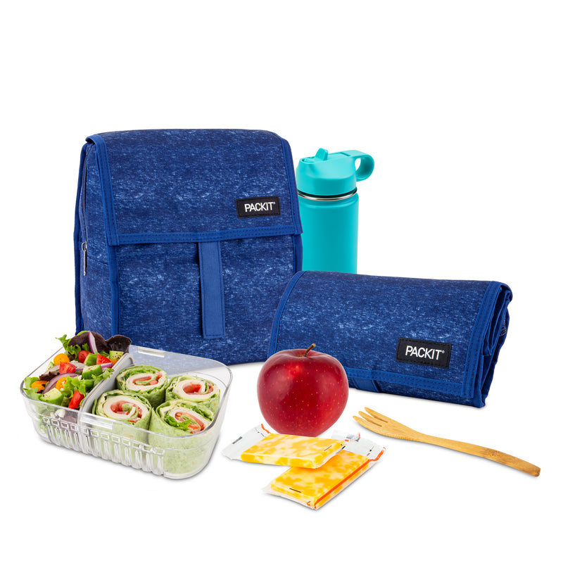 PackIt Freezable Lunch Bag - Navy Heather (New)