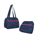 PackIt Freezable Hampton Lunch Bag - Heather Leopard Navy