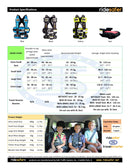 RideSafer Delight Wearable Safety Restraint - Black-Extra small (10 year local warranty)