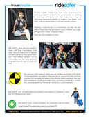 RideSafer Delight Wearable Safety Restraint - Blue -Extra small (10 year local warranty)