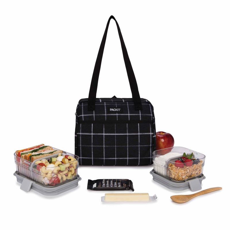 PackIt Freezable Hampton Lunch Bag - Grid
