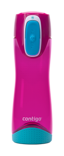 Contigo Autoseal Swish Water Bottles 17oz - Magenta/Sky Blue