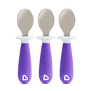 [2 Pack] Munchkin Raise™ Toddler Spoons (Purple)