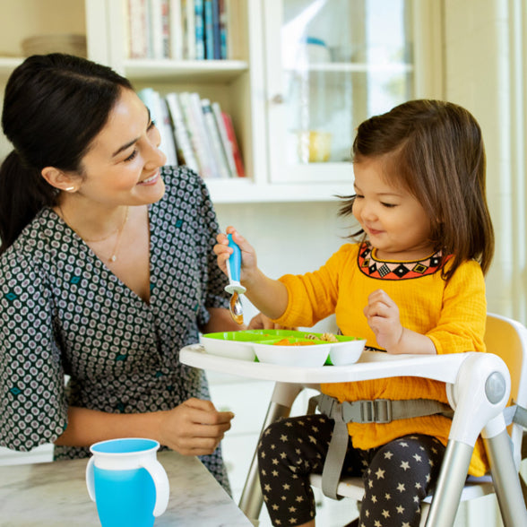 [2 Pack] Munchkin Raise™ Toddler Spoons (Blue)