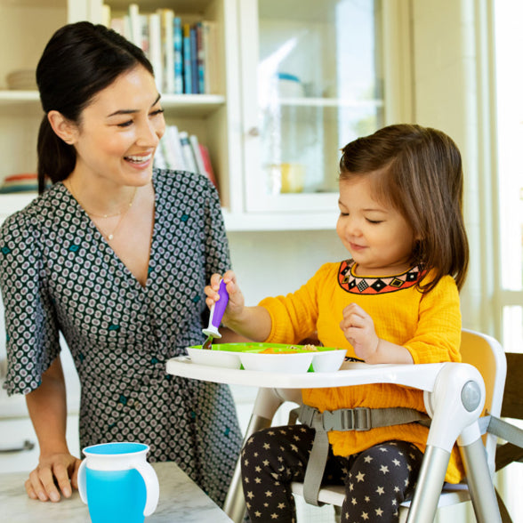 [2 Pack] Munchkin Raise™ Toddler Spoons (Purple)