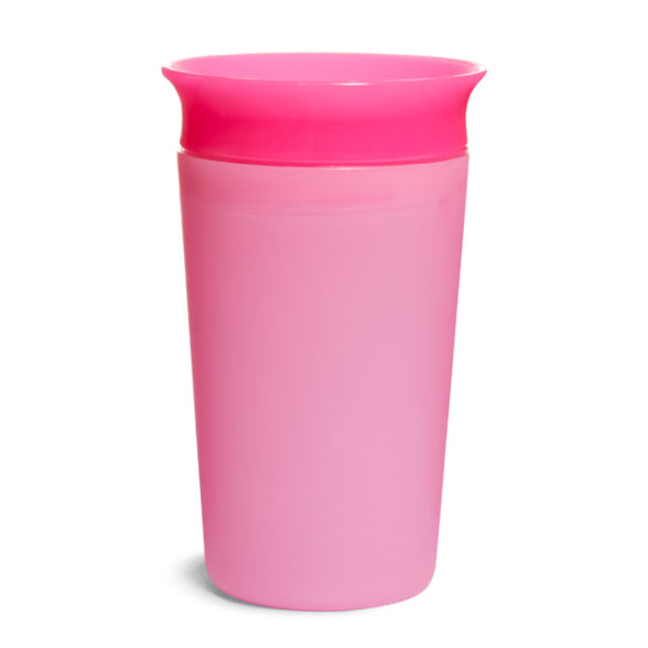 [2 Pack] Munchkin Miracle® 360° Colour Changing Cup - 9oz (Pink)
