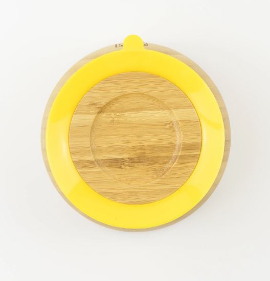MCK Bamboo Bowl Set with Spoon - Yellow