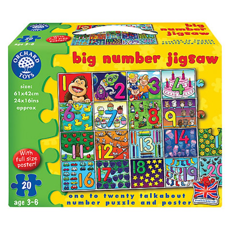 Orchard Toys Floor Puzzles - Big Number Jigsaw
