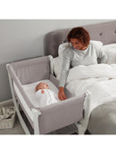 Shnuggle Air Bedside Crib - Stone Grey (1 year local warranty on manufacturing defects)