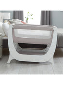 Shnuggle Air Bedside Crib - Stone Grey (1 year local warranty on manufacturing defects)