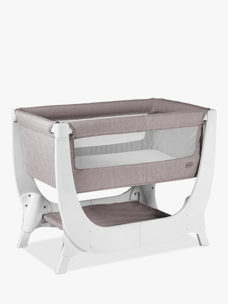 Shnuggle Air Bedside Crib - Stone Grey (1 year local warranty on manufacturing defects)
