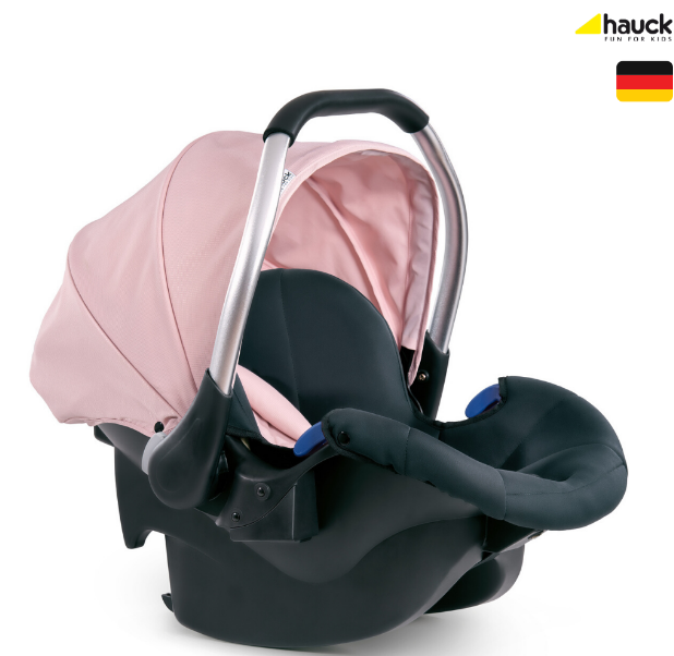 [1 Yr Local Warranty] Hauck Comfort Fix Infant Car Seat - Black