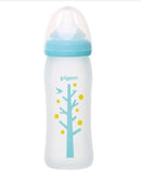Pigeon Silicone Coating Nursing Bottle 240ml - Tree