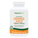 Nature's Plus Orange Juice Vitamin C 500 mg Chewable, 90 tabs.