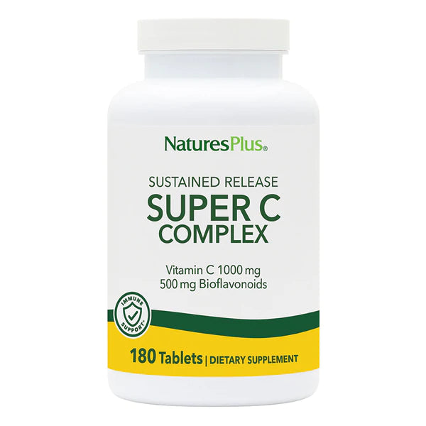 Nature's Plus Super C Complex Sustained Release, 180 tabs.