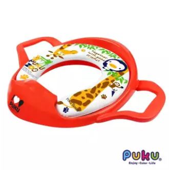 Puku  Soft Potty Seat With Handles (Red)