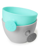 Skip Hop Easy-Grab Bowls - Grey/Soft Teal