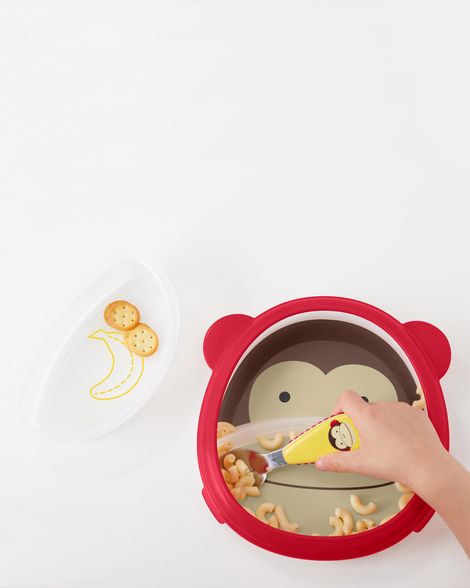 Skip Hop Zoo Smart Serve Plate & Bowl - Monkey