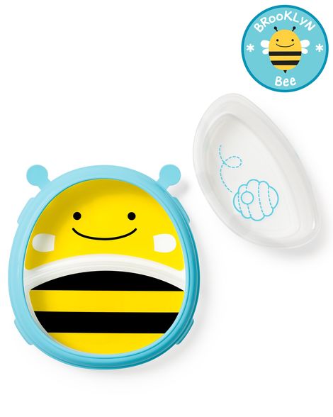 Skip Hop Zoo Smart Serve Plate & Bowl - Bee