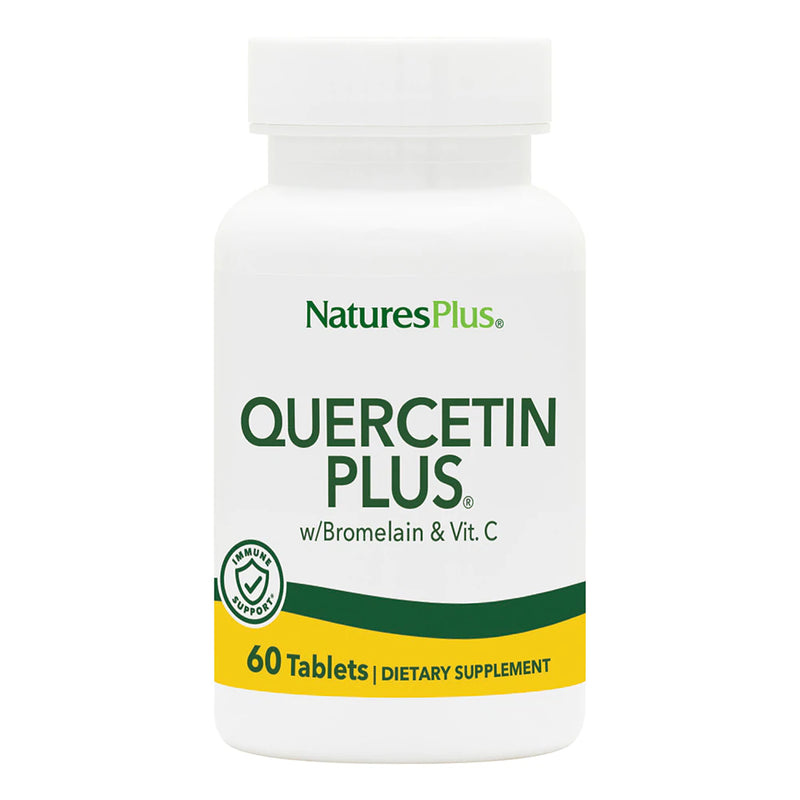 Nature's Plus Quercetin Plus with Bromelain & Vitamin C, 60 tabs.