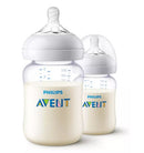 Philips Avent Natural Smooth 260ml PA Bottle (Twin Pack) - Made in UK!