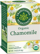 [Bundle Of 4] Traditional Medicinals Organic Chamomile Tea, 16 bags Exp: