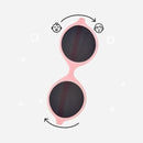 Ki ET LA Sunglasses  2.0 Diabola 0-1 year old - Blush Pink