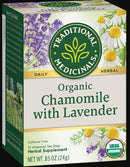 [Bundle Of 4] Traditional Medicinals Organic Chamomile with Lavender, 16 bags Exp: 04/28