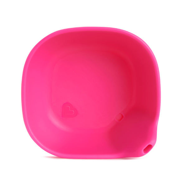 Munchkin Last Drop™ Silicone Straw Bowl (Pink)