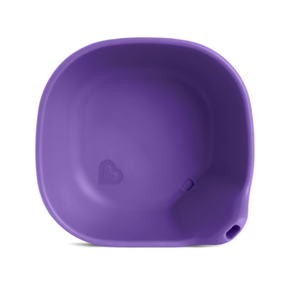 Munchkin Last Drop™ Silicone Straw Bowl (Purple)