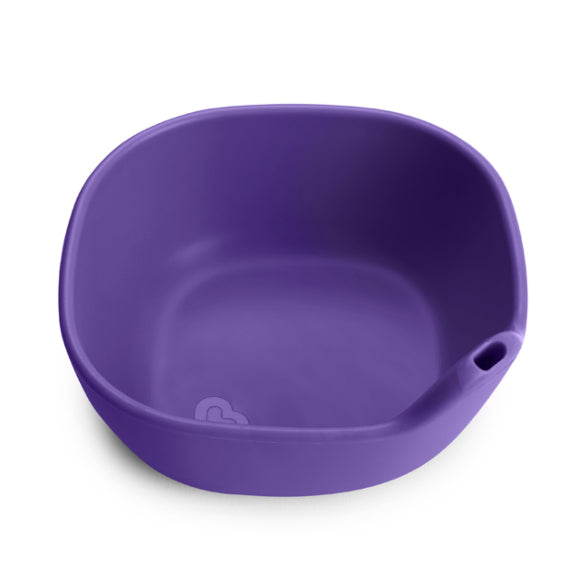 Munchkin Last Drop™ Silicone Straw Bowl (Purple)