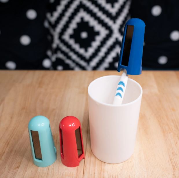 Mobilesteri Solar-Powered  UV-C Steriliser Toothbrush Cap - Blue