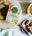 [Bundle Of 4] Traditional Medicinals Organic Turmeric with Meadowsweet and Ginger, 16 bags Exp: 06/28
