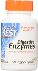 Doctor's Best Digestive Enzymes, 90 vcaps Exp: 12/27