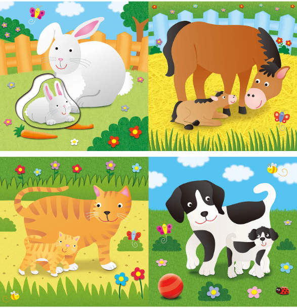 Galt Mother and Baby Puzzles - Pets