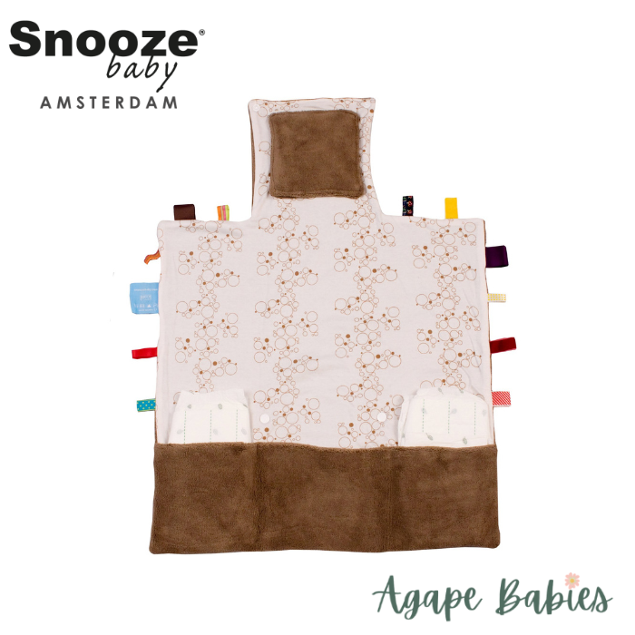 Snoozebaby Easy Changing Changing Pad - Camel Bubbles