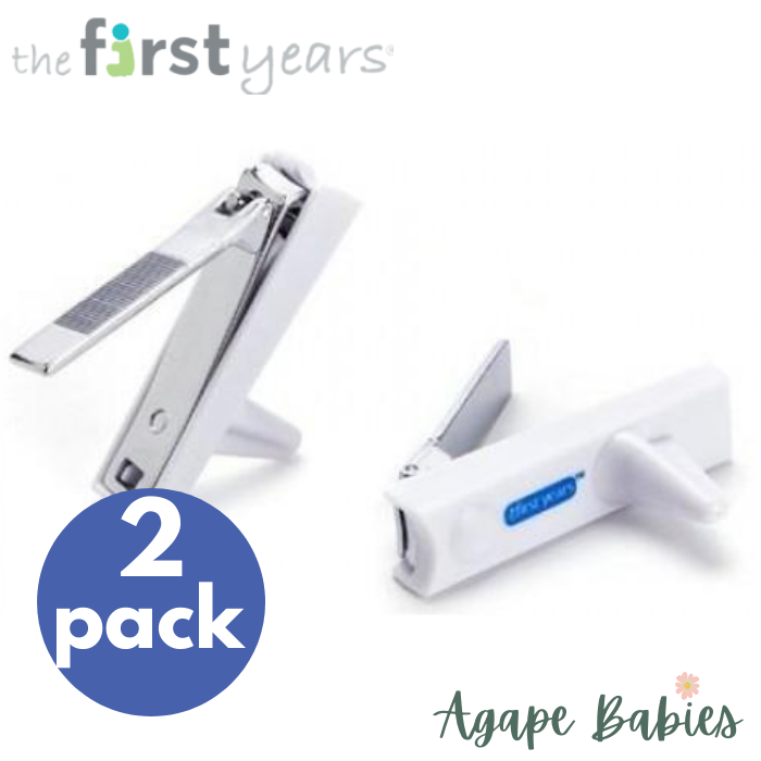 [2 Pack] THE FIRST YEARS Sure Grip Nail Clippers (2pk)