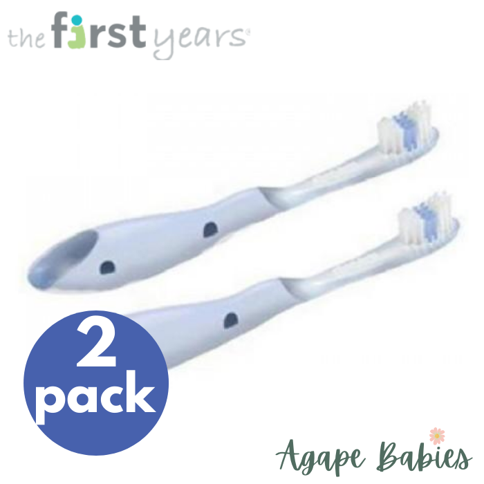 [2 Pack] THE FIRST YEARS Toddler Toothbrush (2pk)