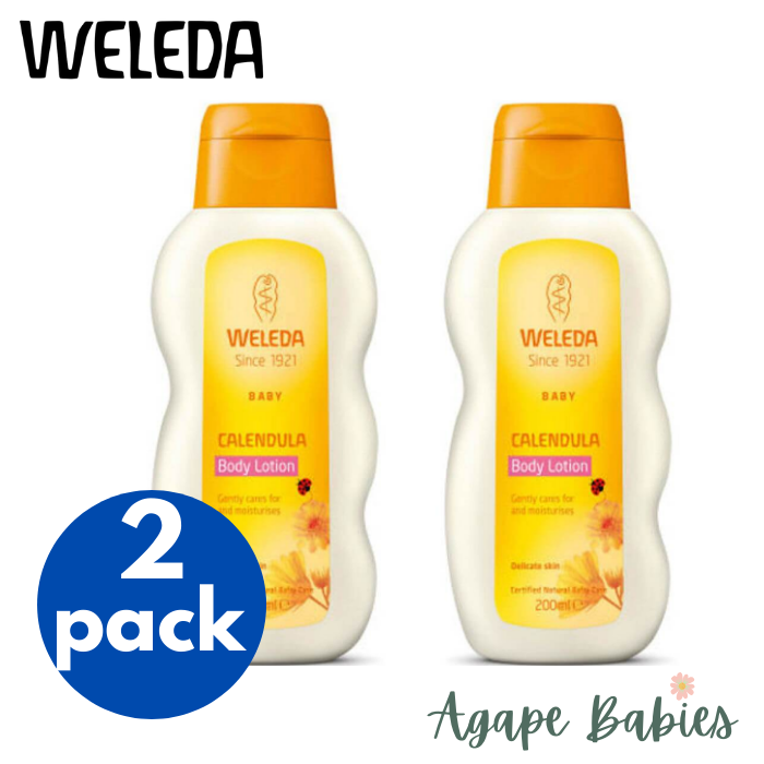 [2 Pack] Weleda Calendula Baby Lotion, 200ml Exp: 04/24