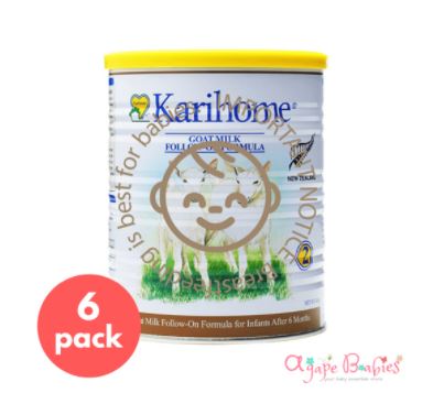 Karihome Goat Milk Follow-On Formula Stage 2 400g - 6m+ (Made in New Zealand) - Pack of 6 Exp: 03/24