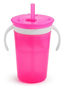 [Bundle Of 2] Munchkin SnackCatch & Sip™ 2-in-1 Snack Catcher and Spill-Proof Cup - Pink