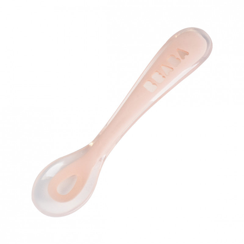 Beaba 2nd Age Soft Silicone Spoon - Pink