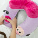 TravelMall Kid’s Inflatable Travel Pillow (Piglet Edition)