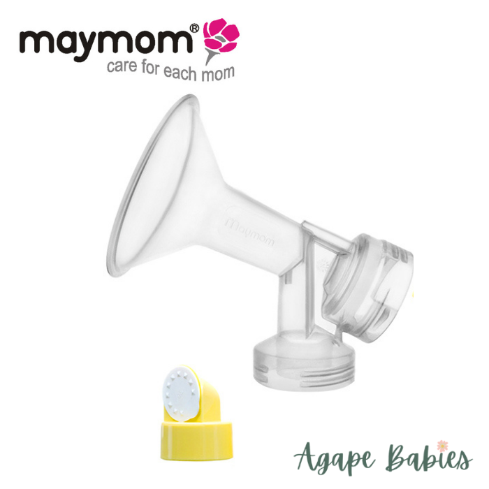 Maymom Flange For Spectra W/Valve and Membrane For Spectra Breast Pumps - 5 Sizes!